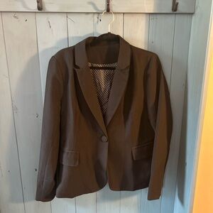 Women's Black Blazer, Size Large